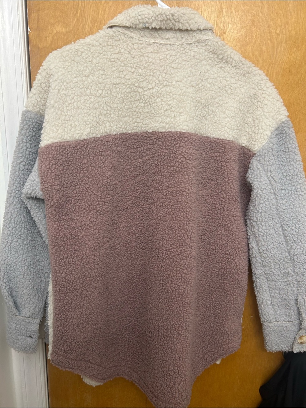 Mystree Sherpa shacket brand new